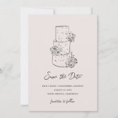 Going to the Chapel Photo Wedding Save The Date (Voorkant)