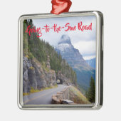 Going-to-the-Sun Road Glacier Montana Metalen Ornament (Links)
