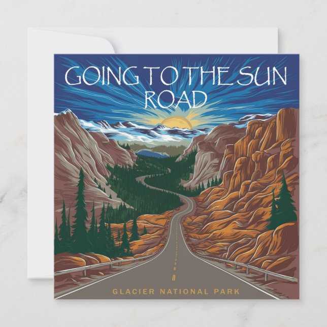 Going To The Sun Road Montana Vista (Voorkant)