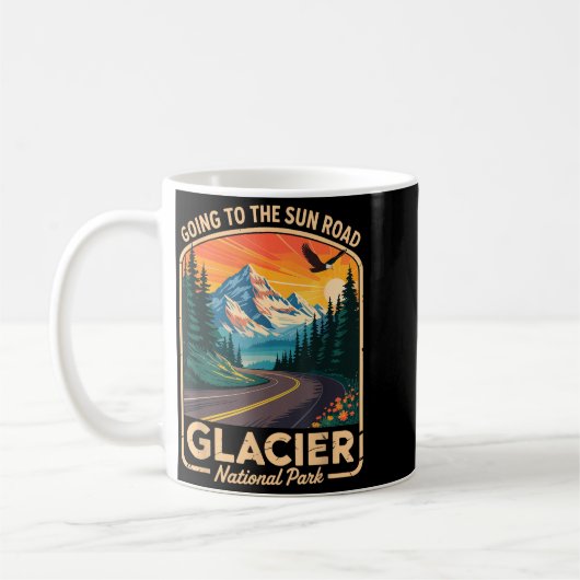 Going To The Sun Road Shirt Montana T Shirt Glacie Koffiemok (Links)