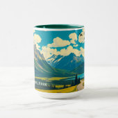 Going-to-the-Sun Road Vintage Aesthetic Mok (Midden)