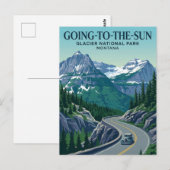 Going-to-the-Sun Road VS Briefkaart (Voorkant / Achterkant)