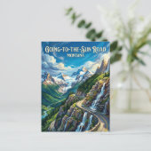 Going-to-the-Sun Road VS Briefkaart (Staand voorkant)