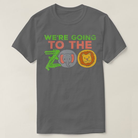 Going To The Zoo Trip Safari Visit Adventure Wildl T-shirt (Design voorkant)