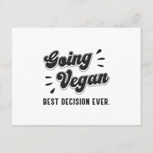 Going Veganisme Groenten Dieren Grappig cadeau Briefkaart