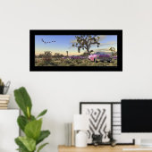 Going West / Toujours plus à l'ouest Poster (Thuiskantoor)