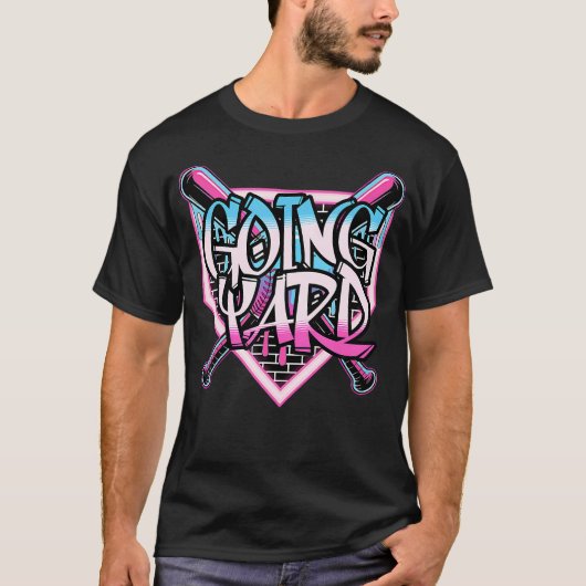 Going Yard Honkbal Ijs T-shirt (Voorkant)