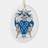 Gois Family Crest Keramisch Ornament (Rechts)