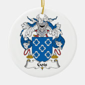 Gois Family Crest Keramisch Ornament (Voorkant)