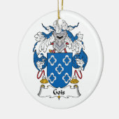 Gois Family Crest Keramisch Ornament (Links)