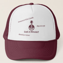 Gojesusgo God een minuut? Trucker Hat Trucker Pet