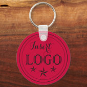Goji Berry Logo Sleutelhanger met QR-code (Voorkant)