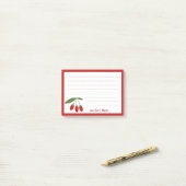 Goji-bessen Post-it® Notes (Op bureau)