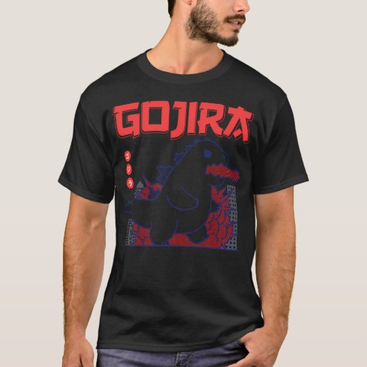 Gojira Koning der Monsters T-shirt (Voorkant)