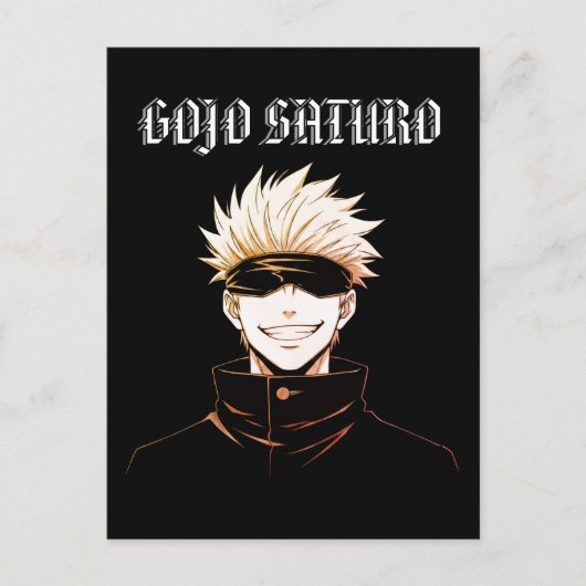 Gojo Satoru Briefkaart (Voorkant)