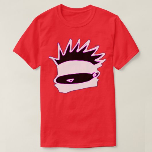 Gojo satoru roze toevoeging t-shirt (Design voorkant)