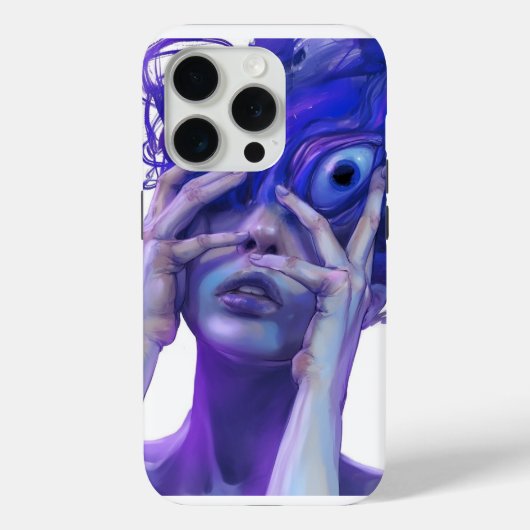 Gojo Satoru Six Eyes Gloeiend - JJK De Geëerde Case-Mate iPhone Case (Achterkant)