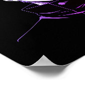 Gojo Saturo Anime Poster (Hoek)