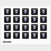 Gojo Saturo Anime Schuim Boards Vierkante Sticker (Vel)