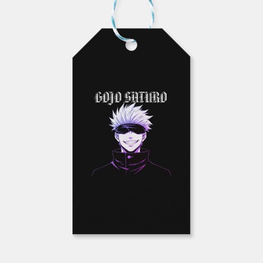 Gojo Saturo Cadeaulabel (Achterkant)