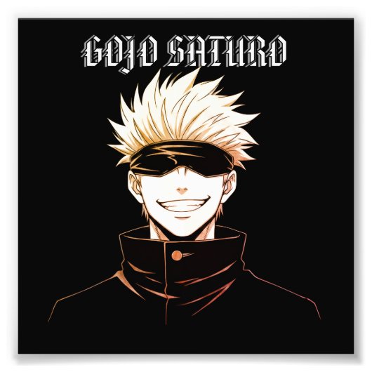 Gojo Saturo  Foto Afdruk (Voorkant)