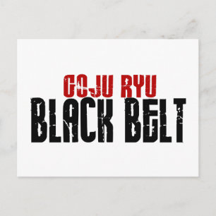 Goju Ryu Black Belt Briefkaart