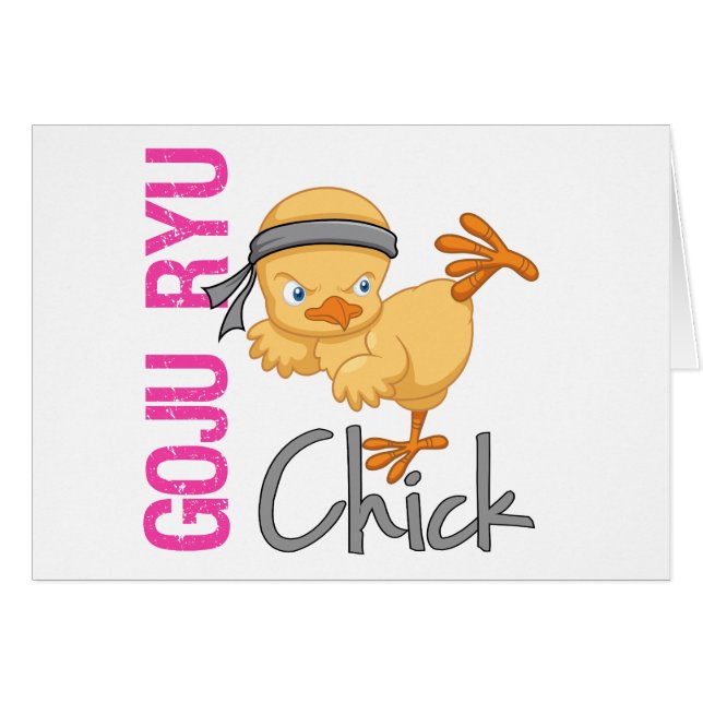 Goju Ryu Chick (Voorkant Horizontaal)