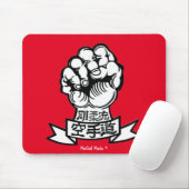 Goju Ryu Fist logo Muismat (Met muis)