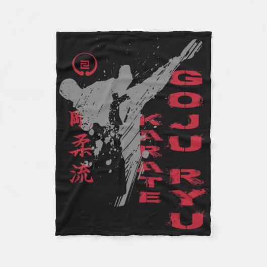 Goju Ryu Karate 2 Fleece Deken (Voorkant)