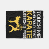 Goju Ryu Karate 3 Fleece Deken (Voorkant (Horizontaal))