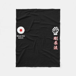 Goju Ryu Karate Fleece Deken
