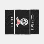 Goju-ryu Karate Fleece Deken (Voorkant (Horizontaal))