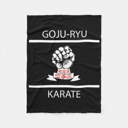Goju-ryu Karate Fleece Deken (Voorkant)