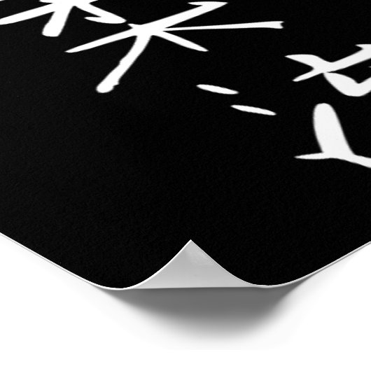 Goju-ryu Karate Style Symbol Martial Arts Training Poster (Hoek)