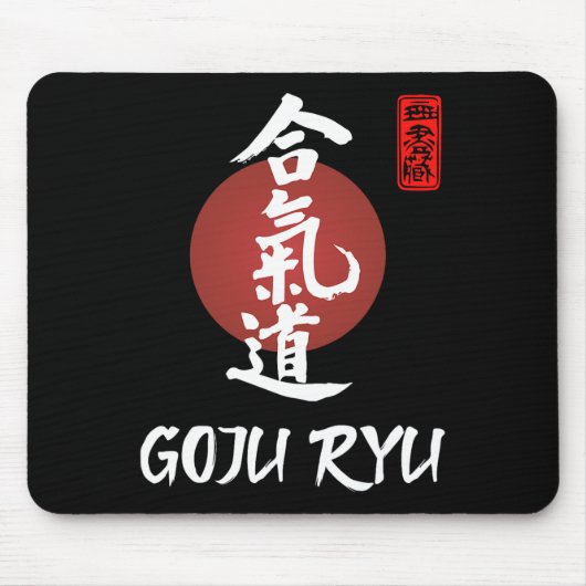 Goju Ryu Karate Uniform Goju Ryu Uniform Calligrap Muismat (Voorkant)