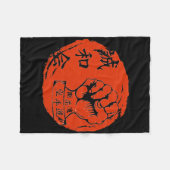 Goju Ryu Karate vechters Japanse man Fleece Deken (Voorkant (Horizontaal))