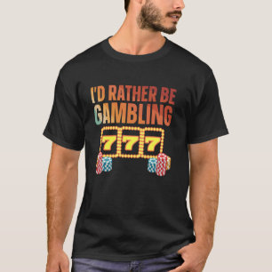 Gok Kunst Voor Mannen Vrouwen Casino Speler Nieuwi T-shirt