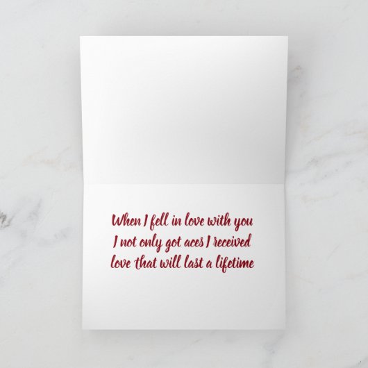 *GOK NOOIT OP DE LIEFDE * HOU VAN KAART VOOR ELKE  (Binnen)