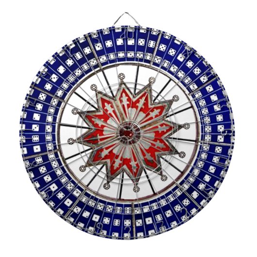 gokapparaat Antiek gamewielpoker Dartbord (Voorkant)