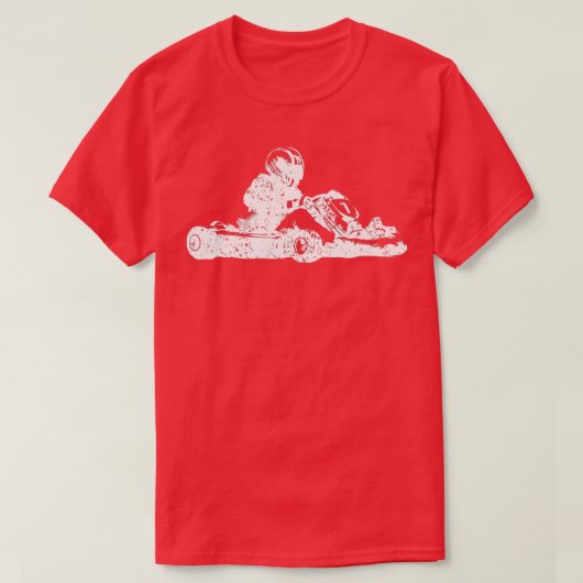 GoKart Shirt Kart Racing GoCart Karting Mannen Kin (Design voorkant)