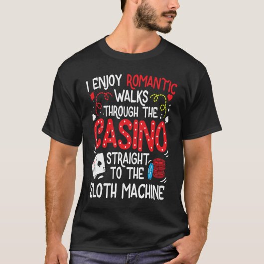Gokautomaat gokken t-shirt (Voorkant)