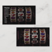 Gokautomaten Visitekaartje (Voorkant / Achterkant)