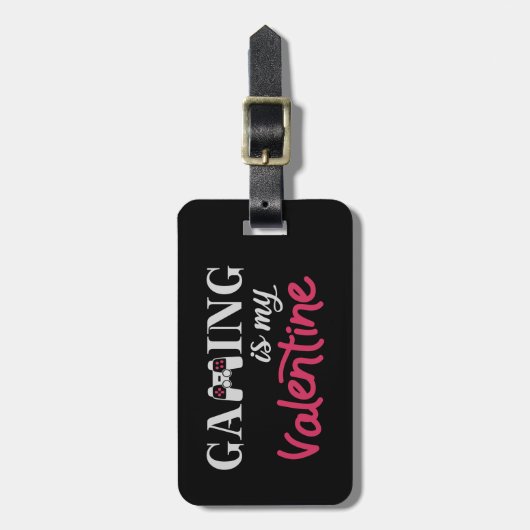 Gokken is mijn Valentijn Bagagelabel (Voorkant verticaal)