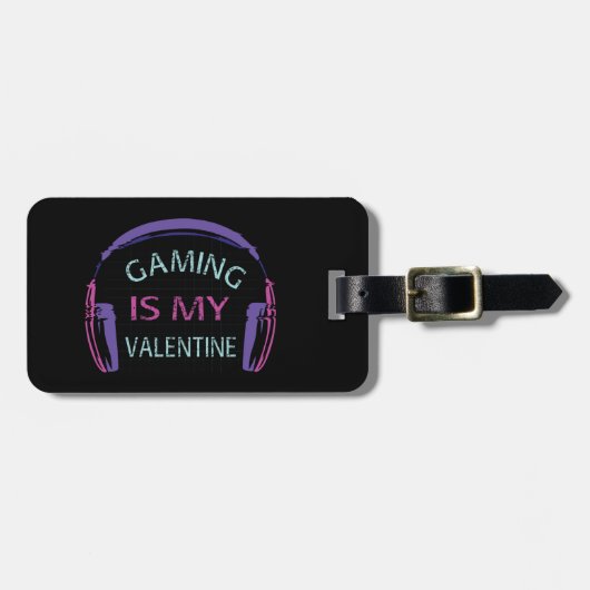 Gokken is mijn Valentijn Bagagelabel (Voorkant horizontaal)