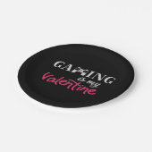 Gokken is mijn Valentijn Papieren Bordje (Gekanteld)