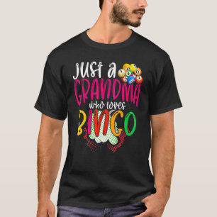 Gokken Loterij Gepensioneerde Bingo Speler Oma Nan T-shirt
