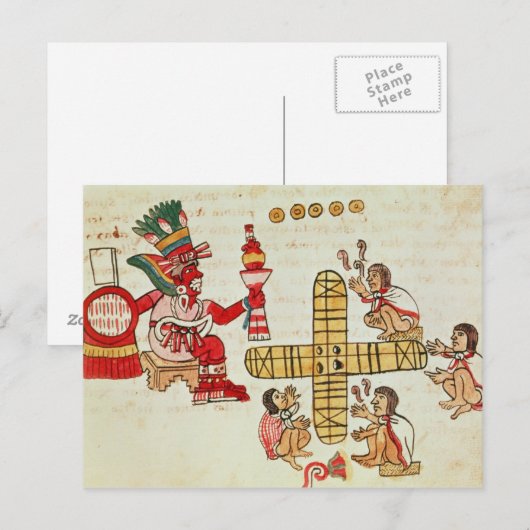 Gokken Patoli en de god Briefkaart (Voorkant / Achterkant)