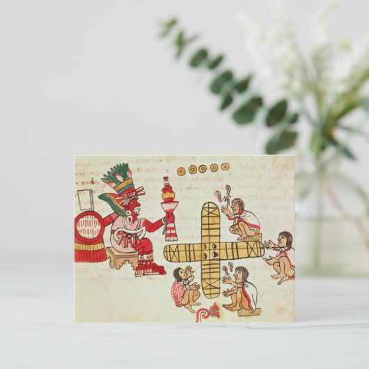 Gokken Patoli en de god Briefkaart (Staand voorkant)