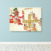 Gokken Patoli en de god Canvas Afdruk (Insitu (Houten vloer))