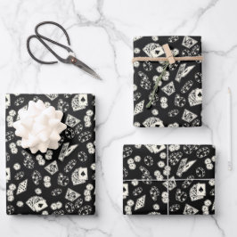 Gokken Poker Straight Flush Kaarten Dice Inpakpapier Vel